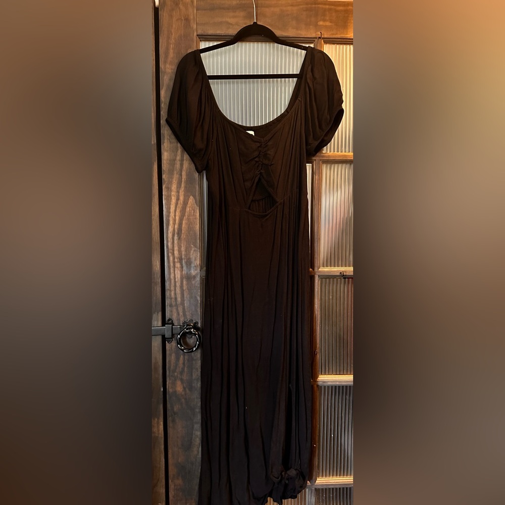 SO Black off shoulder gauzey Dress
